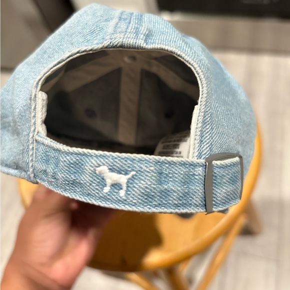 PINK Victoria's Secret Blue Denim Cap - Picture 5 of 7